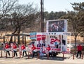 Ulsan, South Korea - Supporters of Yoon Suk-yeol, presidential nominee for People Power Party.