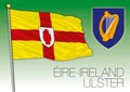 Ulster regional flag, Eire, Ireland Royalty Free Stock Photo