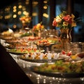 The Ultimate Buffet: An Extravagant Reception Dining Experience