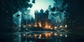 The ultimate cybersecurity concept with digital fortress and data shield. Concept Cybersecurity,
