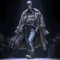 The Ultimate Fashion Statement: Skeleton Catwalk Model