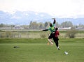 Ultimate Frisbee Battle Royalty Free Stock Photo