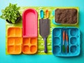 Ultimate Garden Tool Organizer, Keep Your Tools Tidy and Ready for Action Royalty Free Stock Photo