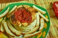 Grilled Cheese And Tomato Soup Bowl Royalty Free Stock Photo