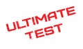 Ultimate Test rubber stamp Royalty Free Stock Photo