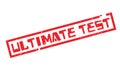 Ultimate Test rubber stamp Royalty Free Stock Photo