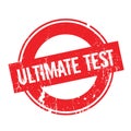 Ultimate Test rubber stamp Royalty Free Stock Photo