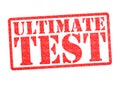 ULTIMATE TEST Rubber Stamp Royalty Free Stock Photo
