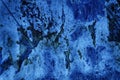 Ultra blue Tin texture, steel wall surface or metallic aluminium background Royalty Free Stock Photo