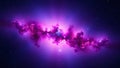 Ultra detailed Purple gaseous nebula abstract background pattern Royalty Free Stock Photo