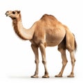 Ultra-detailed Side View Of Camel Isolated On White Background