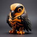 Ultra Detailed Toy Owl In The Style Of Peter Mohrbacher