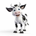 Ultra Hd 3d Cow Cartoon In Daz3d Style