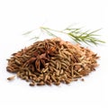 Ultra Hd Image Of Cumin On White Background