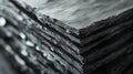Ultra High Thermal Conductive Pyrolytic Graphite Sheets Stacked Royalty Free Stock Photo