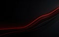 Ultra Minimalistic Red Lines PPT Background on Simple Black Paper. Perfect for Presentations.