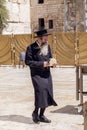 An ultra-orthodox jewish or Haridi man in Jerusalem