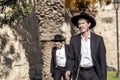 An ultra-orthodox jewish or Haridi man in Jerusalem