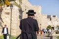 An ultra-orthodox jewish or Haridi man in Jerusalem