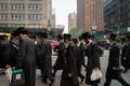 Ultra-Orthodox Jews protest against Israel in New York
