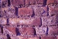 Ultra purple Old brick wall in a background image, good for web site or mobile devices