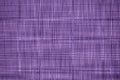 Ultra purple Swatch textile, fabric grainy surface for book cover, linen design element, grunge texture