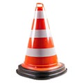 Ultra Quality Image of a Photo TrafficCone, Isolated on a White Background Royalty Free Stock Photo