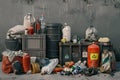 Hazardous Waste and Industrial Refuse Royalty Free Stock Photo