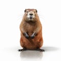 Ultra-realistic Beaver Photo With Super Detail And Soft Lighting