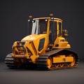 Ultra Realistic Bulldozer 3d Model With Streamlined Styling