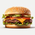 Ultra Realistic 4k Hamburger - Free 3d Animated Png Stock Graphics Royalty Free Stock Photo