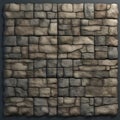 Ultra Realistic Medieval Stacked Stone Texture For Game Tiles
