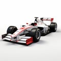 Ultra Realistic Racing Car On White Background