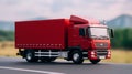 Ultra-realistic Red Truck With Intricate Details - Lifelike Representation