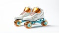 Ultra Realistic Roller Skates With Sunglasses - Barbiecore Tabletop Photography