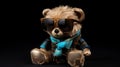 Ultra Realistic Teddy Bear With Sunglasses - Photographic Portraitures