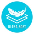 Ultra soft tissue paper vector icon Royalty Free Stock Photo