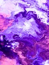 Ultra Violet abstract hand painted background