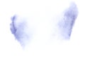 Ultra Violet blue watercolor Royalty Free Stock Photo