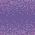 Ultra violet. Confetti backdrop.