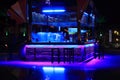 Ultra violet light is inviting night bar