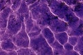 Ultra violet Pattern of ripple wave with sun reflection Royalty Free Stock Photo