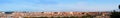 Ultra wide panorama of Rome, Italy.