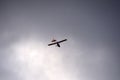 Ultralight aircraft in the sky Royalty Free Stock Photo