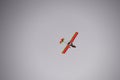 Ultralight aircraft in the sky Royalty Free Stock Photo