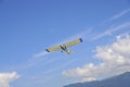 Ultralight aircraft takes off Royalty Free Stock Photo