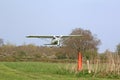 Ultralight airplane taking off Royalty Free Stock Photo