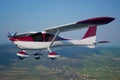 Ultralight ultralight airplane Royalty Free Stock Photo
