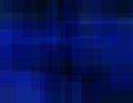 Ultramarine background with rectangles. Dark blue pattern Royalty Free Stock Photo