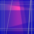 Ultramarine blue purple blend with pink geometric square background with abstract dynamic lines